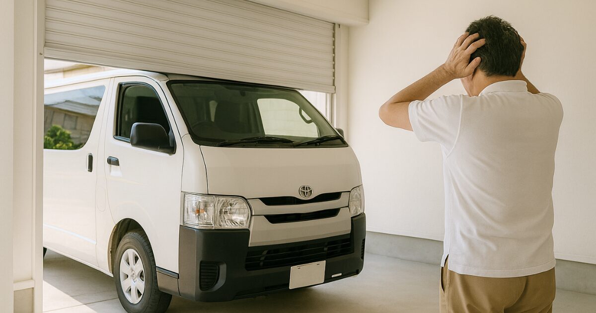ガレージシャッターの不具合は生活への影響が大きい ガレージシャッターの故障で車を出せないトラブル